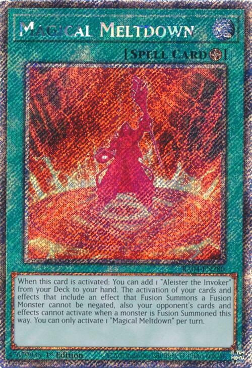 Magical Meltdown [RA04-EN280] Platinum Secret Rare | Fandemonia Ltd