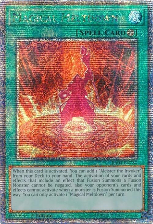 Magical Meltdown [RA04-EN280] Quarter Century Secret Rare | Fandemonia Ltd