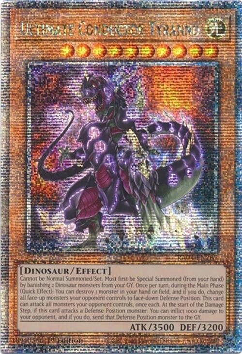 Ultimate Conductor Tyranno [RA04-EN287] Quarter Century Secret Rare | Fandemonia Ltd