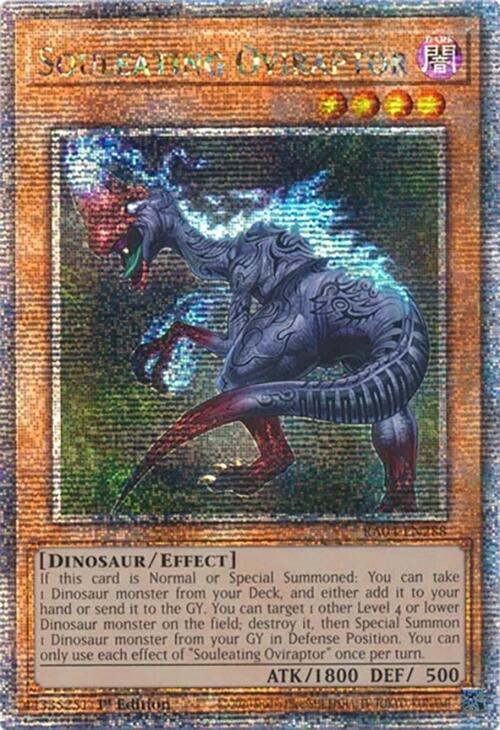 Souleating Oviraptor [RA04-EN288] Quarter Century Secret Rare | Fandemonia Ltd