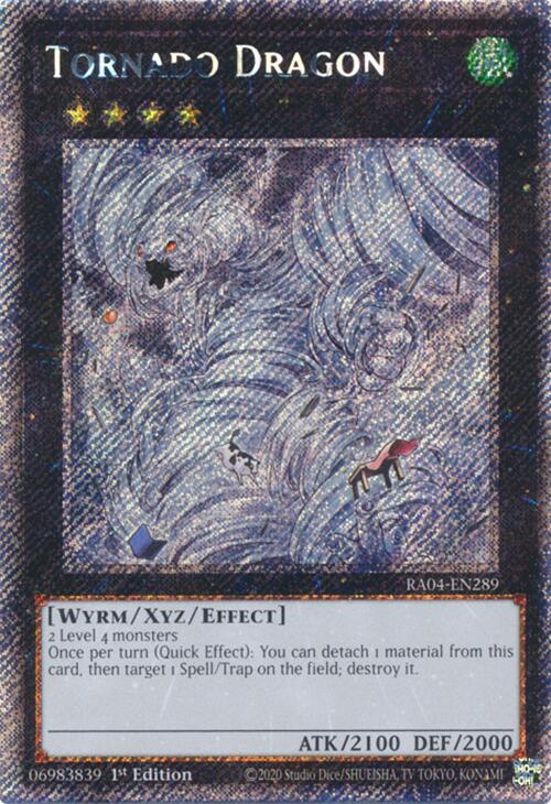Tornado Dragon [RA04-EN289] Platinum Secret Rare | Fandemonia Ltd