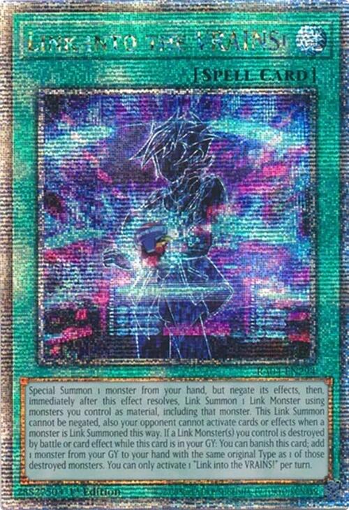 Link into the VRAINS! [RA04-EN294] Quarter Century Secret Rare | Fandemonia Ltd