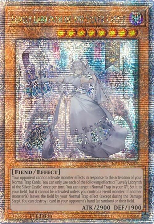 Lovely Labrynth of the Silver Castle [RA04-EN295] Quarter Century Secret Rare | Fandemonia Ltd