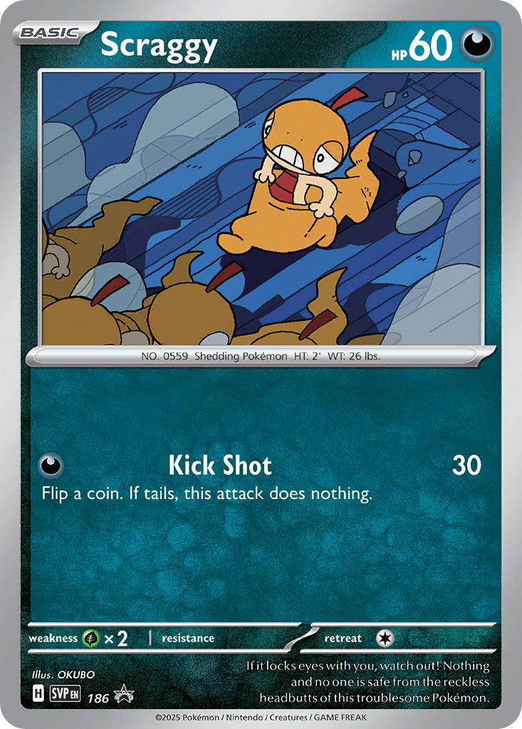 Scraggy (186) [Scarlet & Violet: Black Star Promos] | Fandemonia Ltd