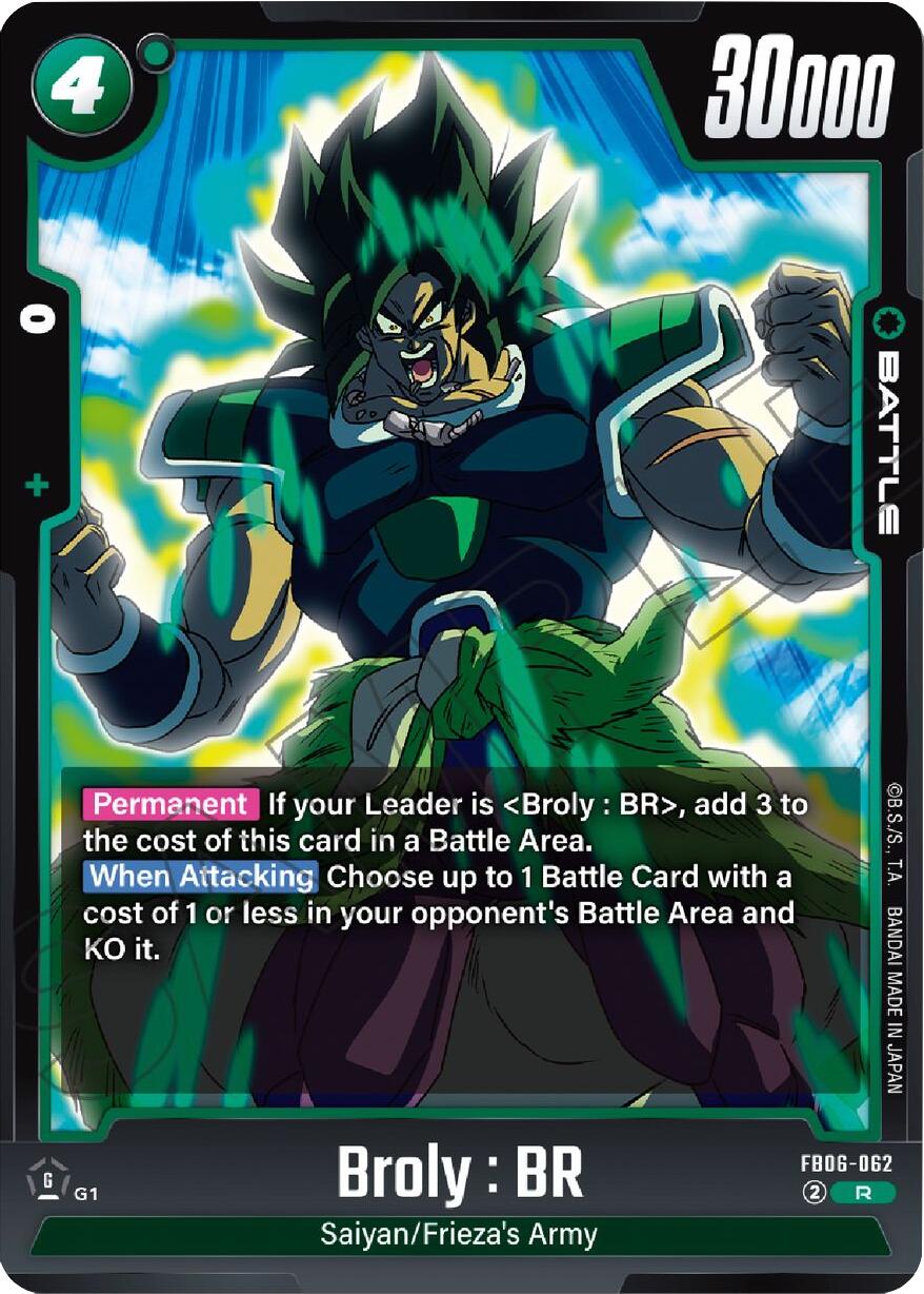 Broly : BR (FB06-062) [Rivals Clash] | Fandemonia Ltd