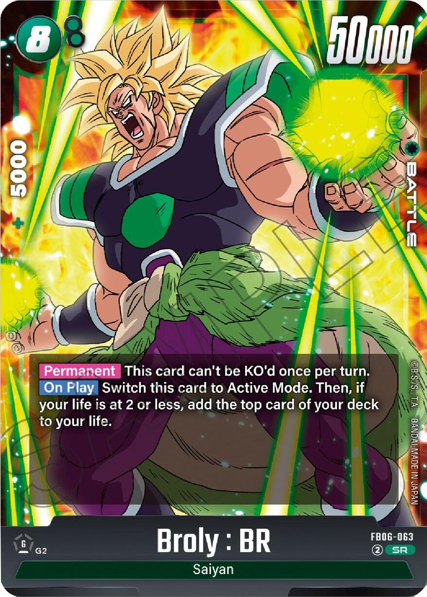 Broly : BR (FB06-063) [Rivals Clash] | Fandemonia Ltd