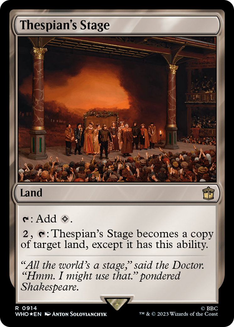 Thespian's Stage (Surge Foil) [Doctor Who] | Fandemonia Ltd