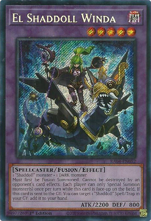 El Shaddoll Winda [RA04-EN052] Secret Rare | Fandemonia Ltd