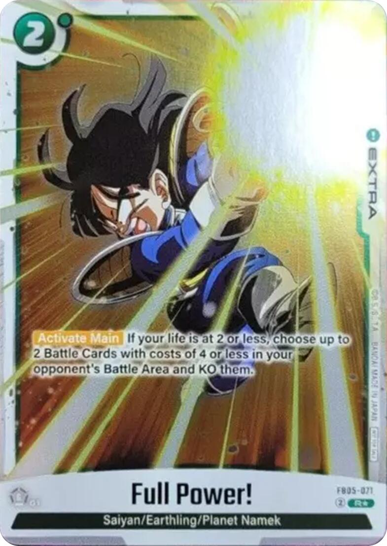 Full Power! (Tournament Pack 06) [Fusion World Tournament Cards] | Fandemonia Ltd