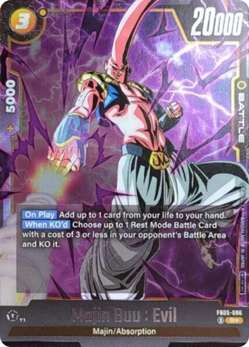 Majin Buu : Evil (Tournament Pack 06) [Fusion World Tournament Cards] | Fandemonia Ltd