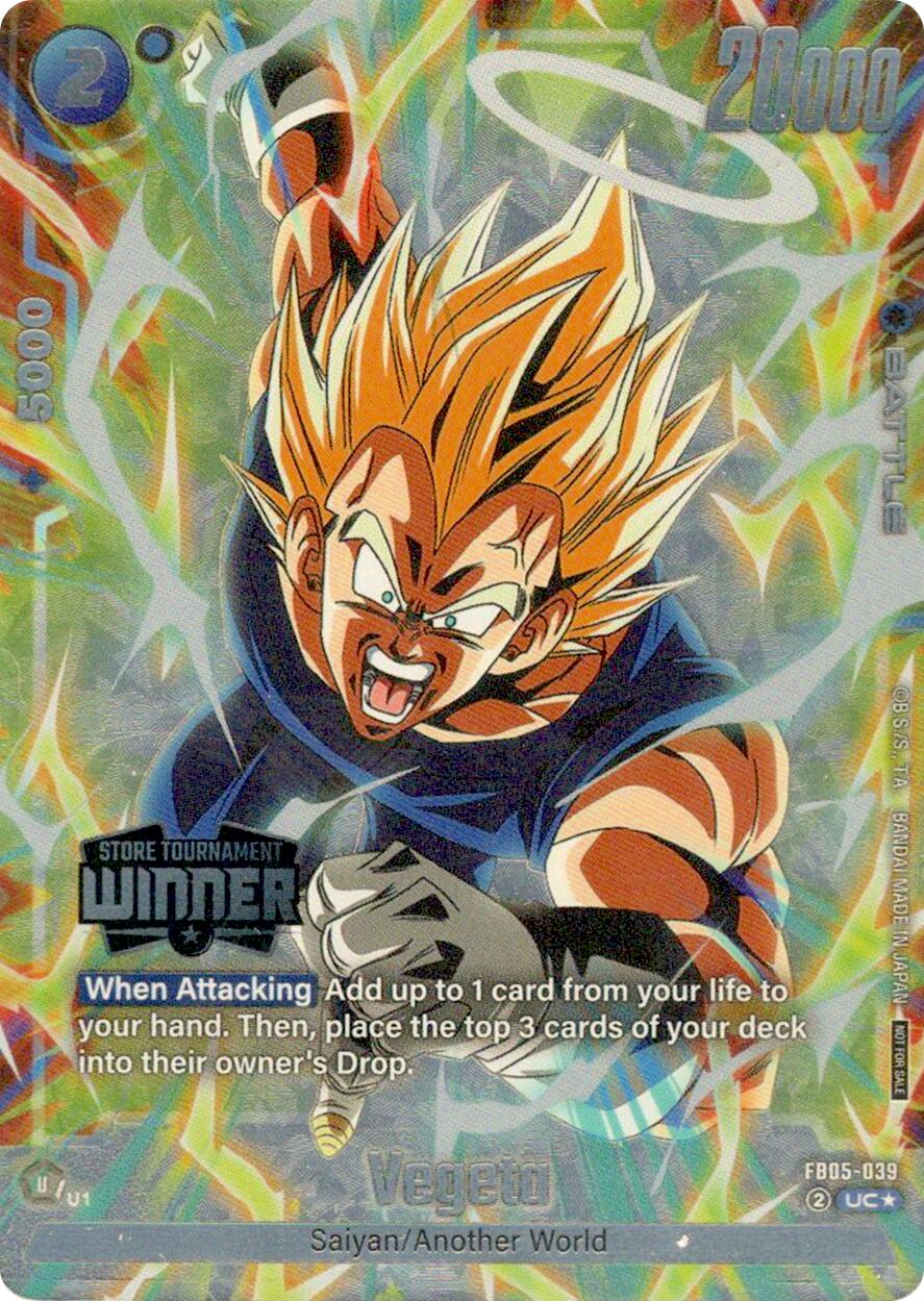 Vegeta (Tournament Pack 06 - Winner) [Fusion World Tournament Cards] | Fandemonia Ltd