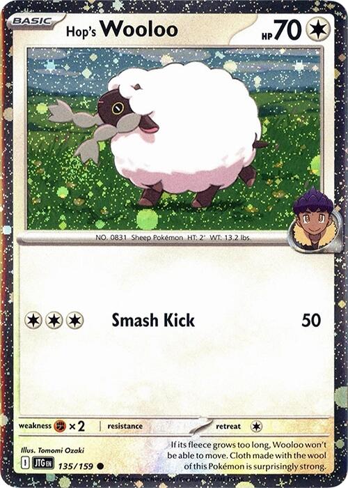 Hop's Wooloo (135/159) (Cosmos Holo) [Scarlet & Violet: Journey Together] | Fandemonia Ltd