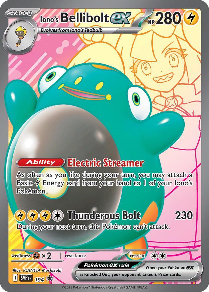 Iono's Bellibolt ex (194) [Scarlet & Violet: Black Star Promos] | Fandemonia Ltd
