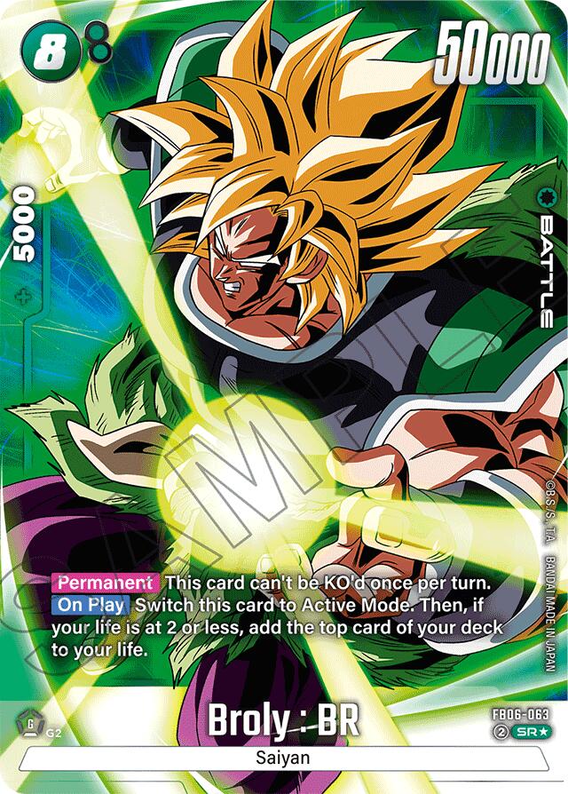 Broly : BR (FB06-063) (Alternate Art) [Rivals Clash] | Fandemonia Ltd
