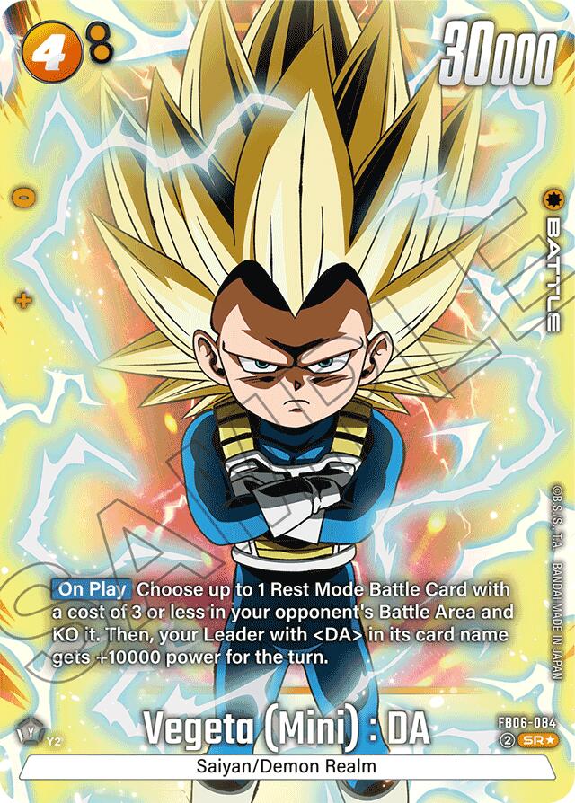 Vegeta (Mini) : DA (Alternate Art) [Rivals Clash] | Fandemonia Ltd