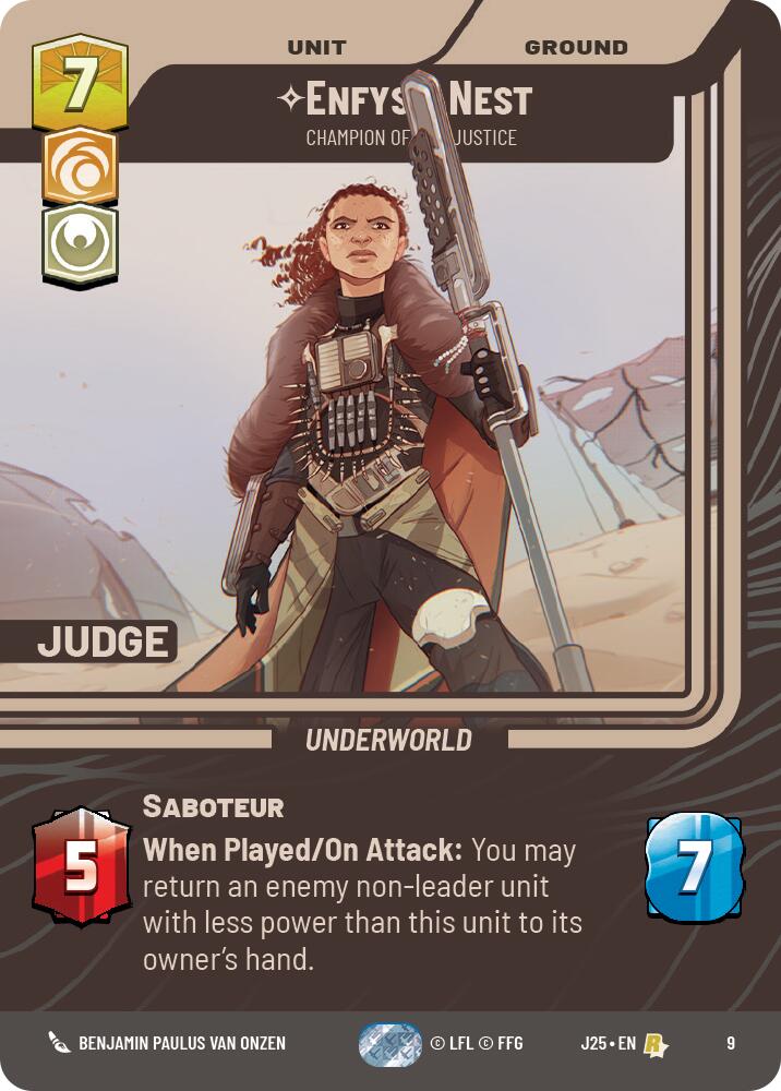 Enfys Nest - Champion of Justice (9) (9) [Judge Promos] | Fandemonia Ltd
