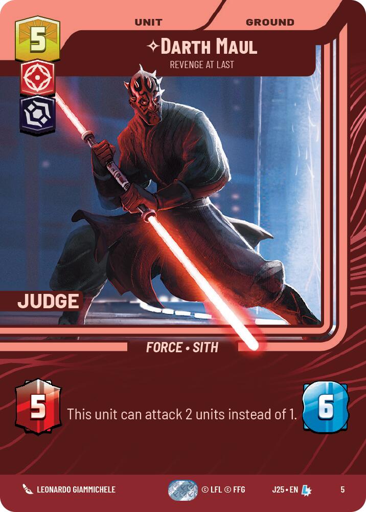 Darth Maul - Revenge at Last (5) (5) [Judge Promos] | Fandemonia Ltd