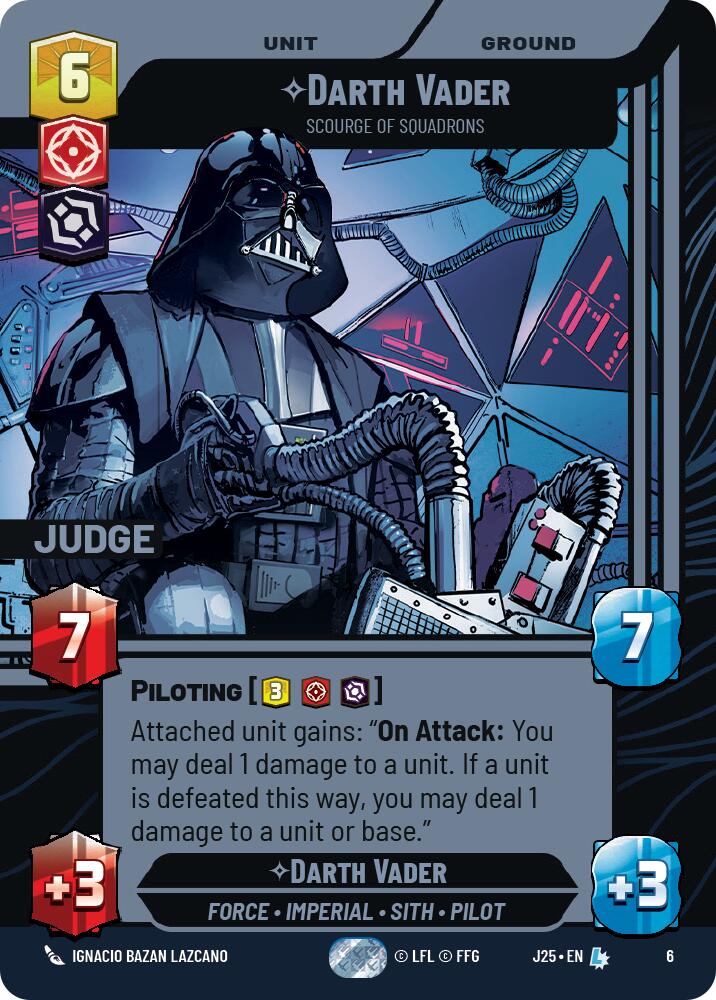 Darth Vader - Scourge of Squadrons (6) (6) [Judge Promos] | Fandemonia Ltd
