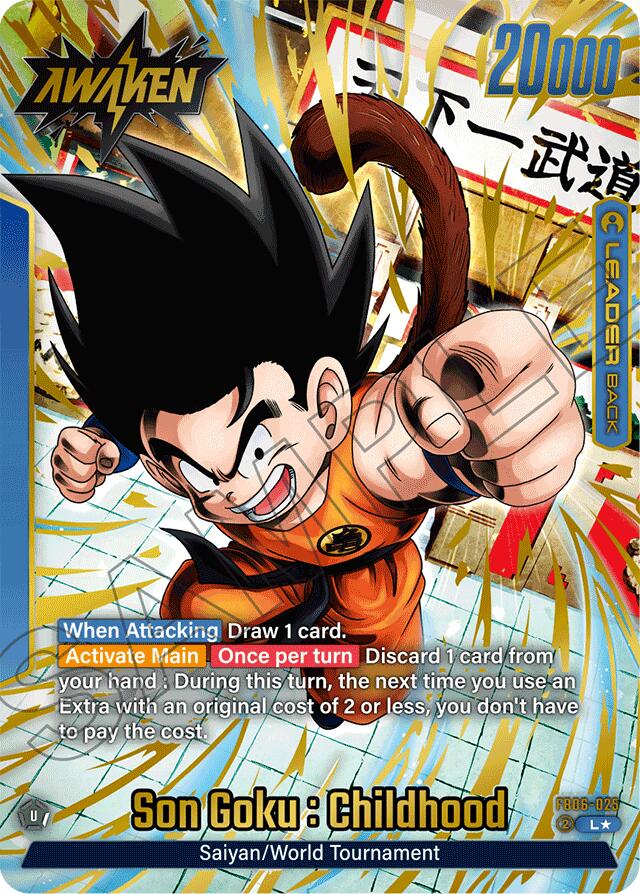 Son Goku : Childhood (FB06-025) (Alternate Art) [Rivals Clash] | Fandemonia Ltd