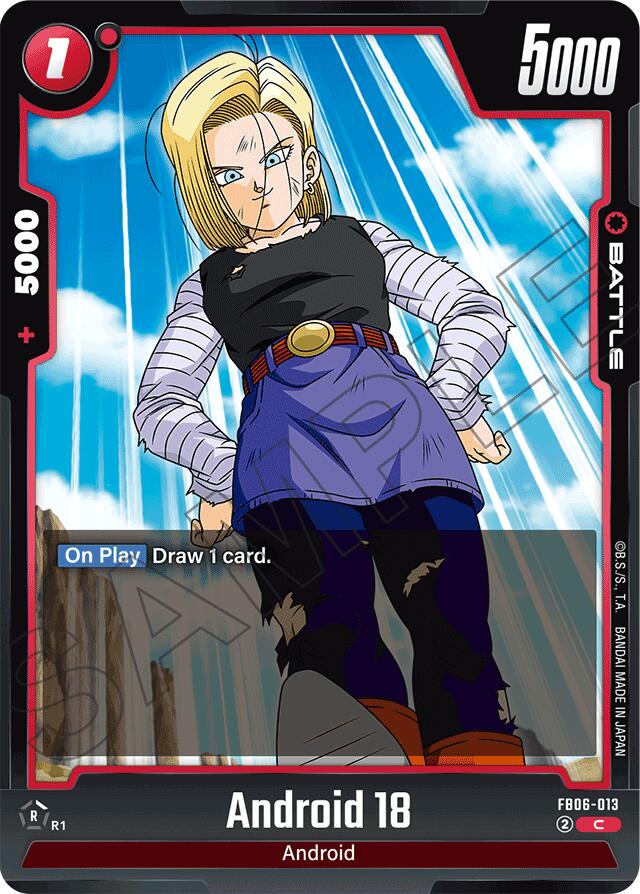 Android 18 (FB06-013) [Rivals Clash] | Fandemonia Ltd