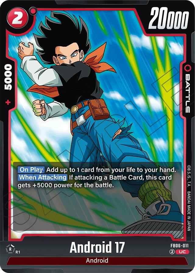 Android 17 (FB06-011) [Rivals Clash] | Fandemonia Ltd