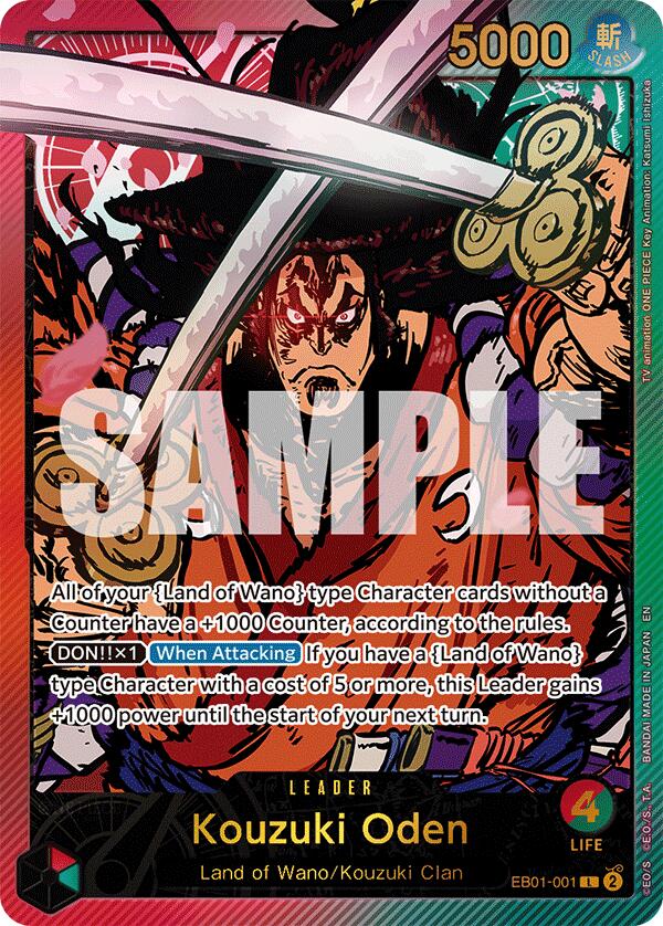 Kouzuki Oden (SPR) [Extra Booster: Anime 25th Collection] | Fandemonia Ltd