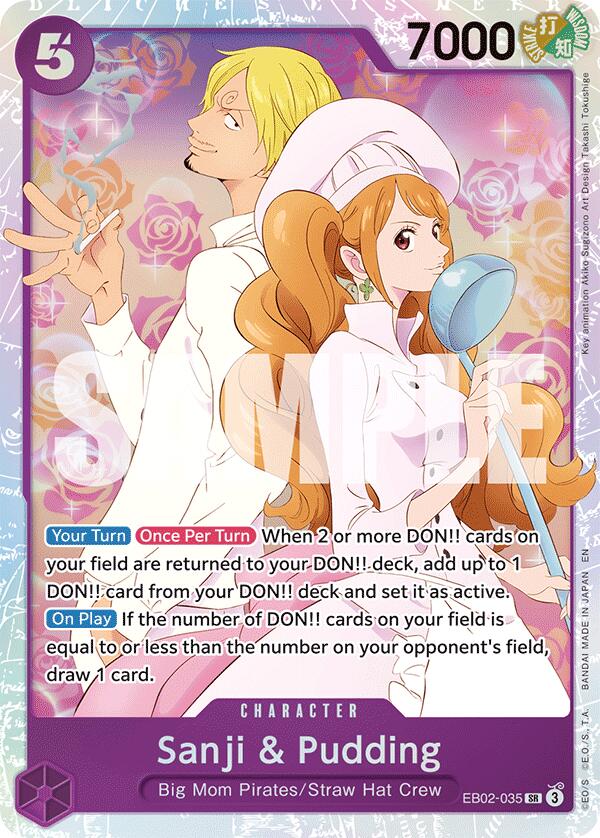 Sanji & Pudding [Extra Booster: Anime 25th Collection] | Fandemonia Ltd