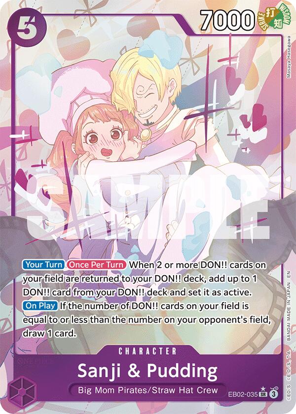 Sanji & Pudding (Alternate Art) [Extra Booster: Anime 25th Collection] | Fandemonia Ltd