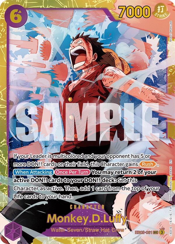 Monkey.D.Luffy (061) [Extra Booster: Anime 25th Collection] | Fandemonia Ltd