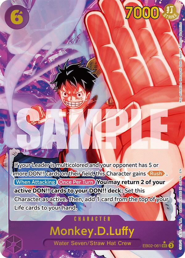 Monkey.D.Luffy (061) (Alternate Art) [Extra Booster: Anime 25th Collection] | Fandemonia Ltd