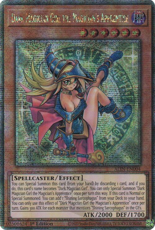 Dark Magician Girl the Magician's Apprentice [ALIN-EN004] Quarter Century Secret Rare | Fandemonia Ltd