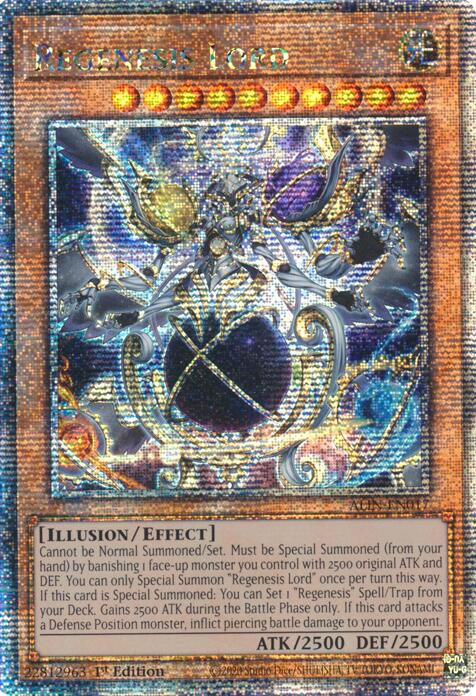 Regenesis Lord [ALIN-EN017] Quarter Century Secret Rare | Fandemonia Ltd
