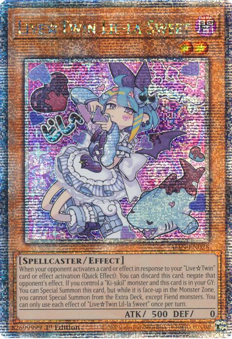 Live Twin Lil-la Sweet [ALIN-EN028] Quarter Century Secret Rare | Fandemonia Ltd
