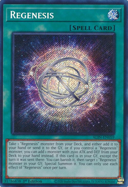 Regenesis [ALIN-EN059] Secret Rare | Fandemonia Ltd