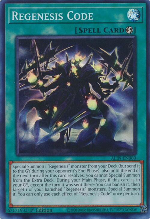 Regenesis Code [ALIN-EN060] Super Rare | Fandemonia Ltd