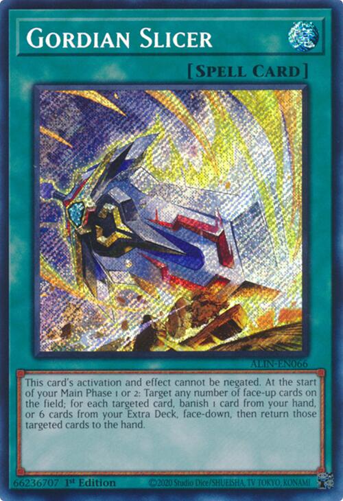 Gordian Slicer [ALIN-EN066] Secret Rare | Fandemonia Ltd