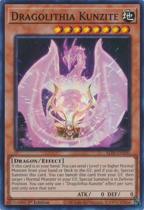 Dragolithia Kunzite [ALIN-EN100] Super Rare | Fandemonia Ltd