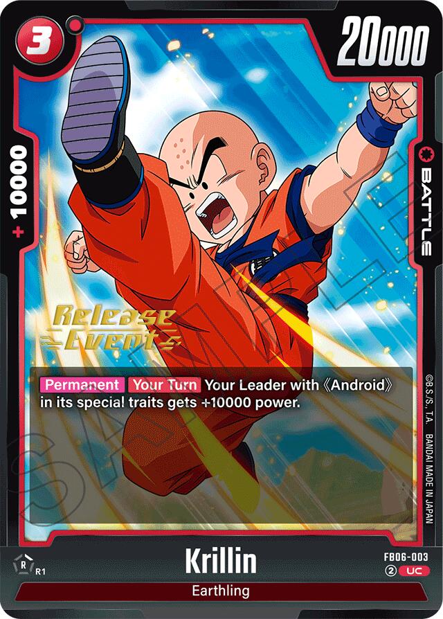 Krillin (FB06-003) [Rivals Clash Release Event Cards] | Fandemonia Ltd