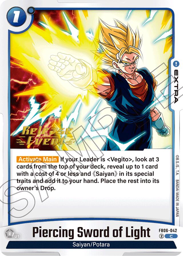 Piercing Sword of Light [Rivals Clash Release Event Cards] | Fandemonia Ltd
