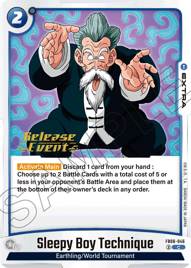 Sleepy Boy Technique [Rivals Clash Release Event Cards] | Fandemonia Ltd
