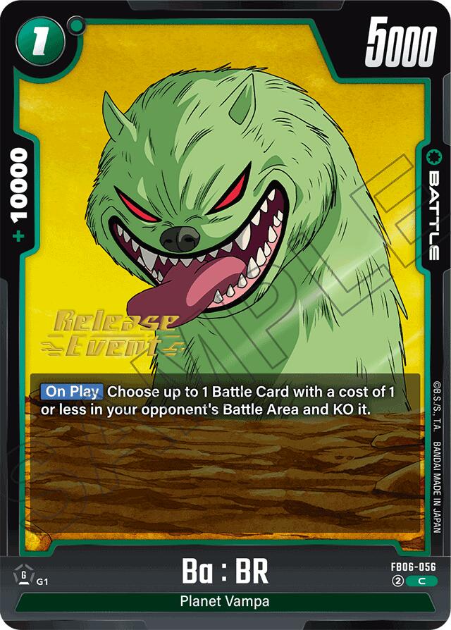 Ba : BR [Rivals Clash Release Event Cards] | Fandemonia Ltd