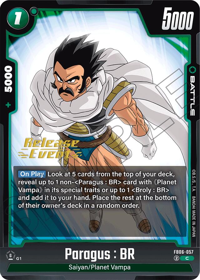 Paragus : BR (FB06-057) [Rivals Clash Release Event Cards] | Fandemonia Ltd