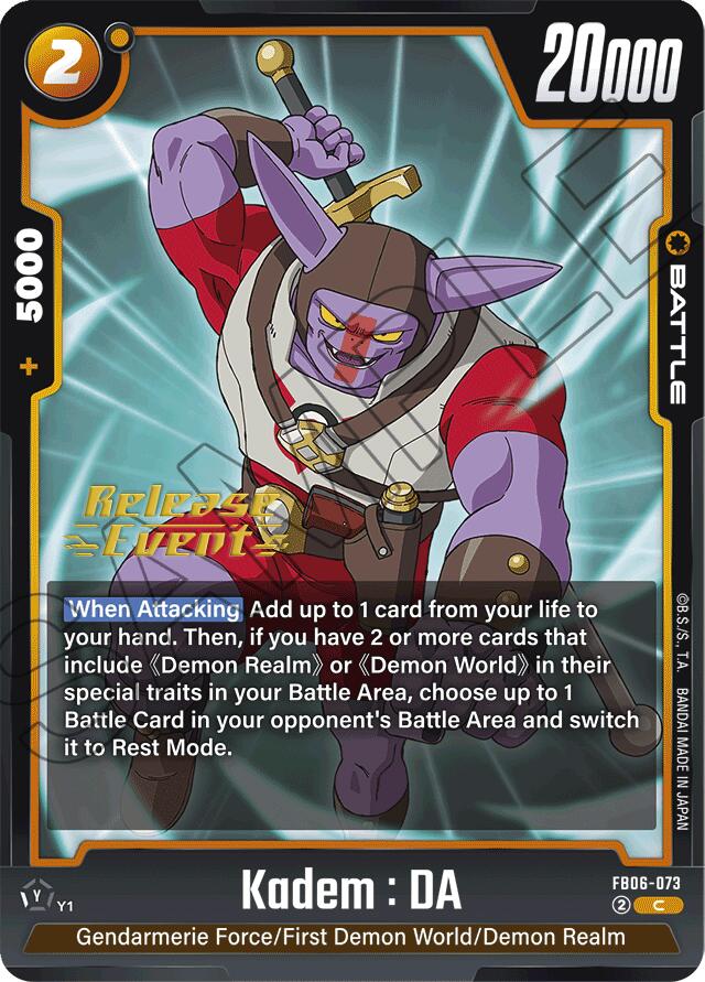 Kadem : DA [Rivals Clash Release Event Cards] | Fandemonia Ltd