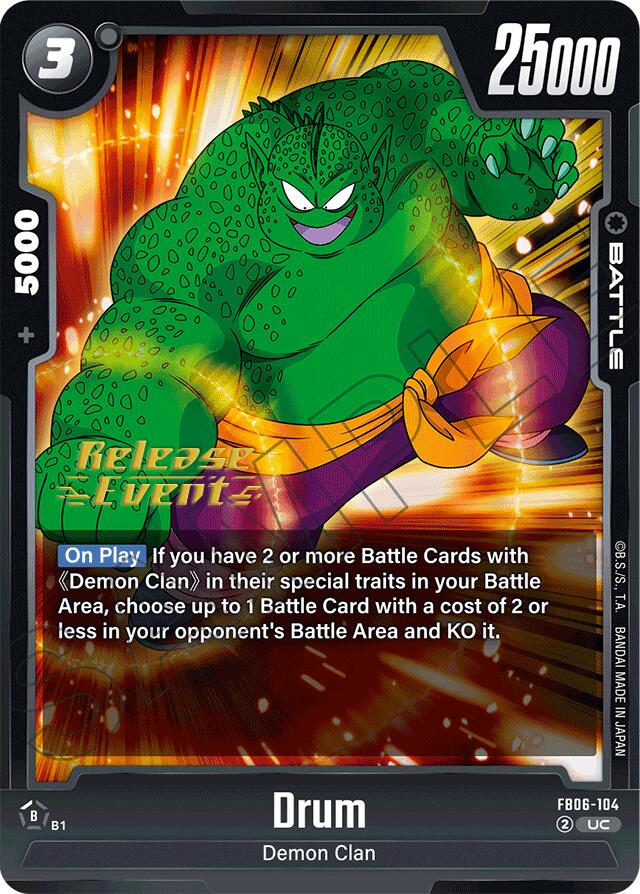 Drum (FB06-104) [Rivals Clash Release Event Cards] | Fandemonia Ltd