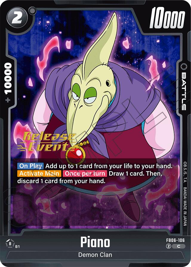 Piano (FB06-106) [Rivals Clash Release Event Cards] | Fandemonia Ltd