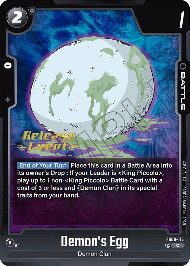 Demon's Egg [Rivals Clash Release Event Cards] | Fandemonia Ltd