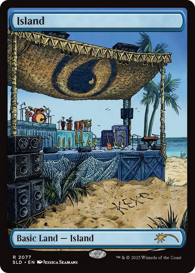 Island (2077) [Secret Lair Drop Series] | Fandemonia Ltd