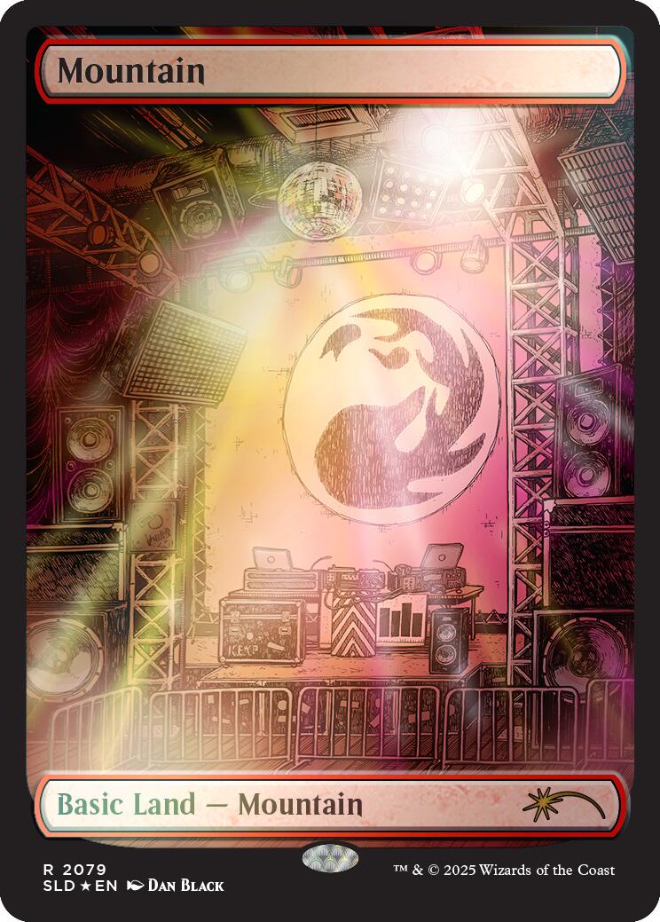 Mountain (2079) (Rainbow Foil) [Secret Lair Drop Series] | Fandemonia Ltd