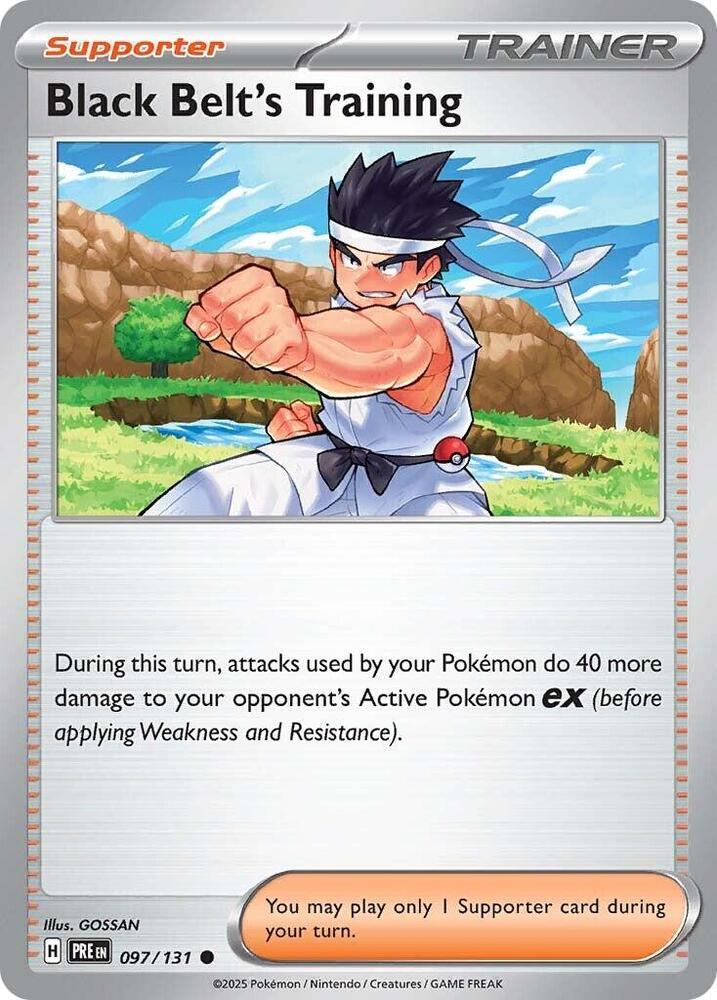 Black Belt's Training (097/131) [Scarlet & Violet: Prismatic Evolutions] | Fandemonia Ltd
