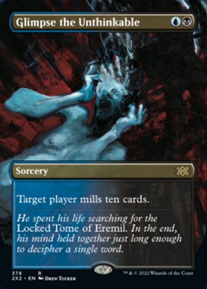 Glimpse the Unthinkable (Borderless Alternate Art) [Double Masters 2022] | Fandemonia Ltd